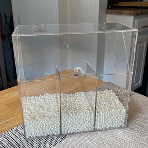 Makeup Brush Holder with Lid